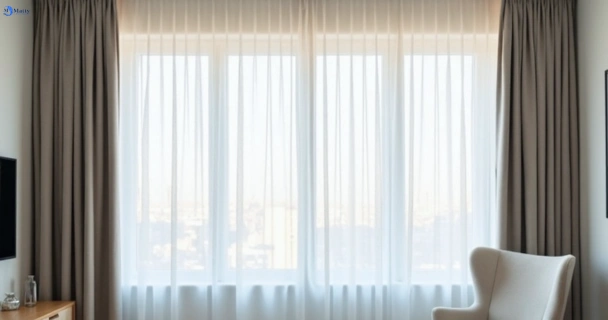 Freshly steam cleaned curtains in eumemmerring-vic QLD